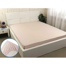 Простирадло на гумці Руно Beige бязь бежева 140х200 см (501.114У_Beige): Тип простынь