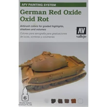 Набір фарб Vallejo "AFV German red oxide", 6 шт.: Виробник Vallejo
