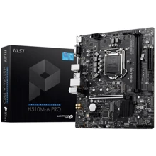 MSI H510M-A PRO: Оперативная память 2xDDR4 3200 МГц, до 64 ГБ