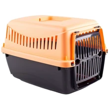 Переноска для котов и собак Bergamo Gipsy XS small Melone пластиковая дверь 39х26х25 cм персиковая: Производитель Bergamo