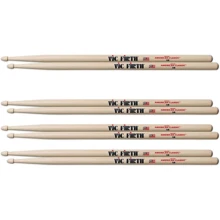 Барабанные палочки VIC FIRTH P5B.3-5B.1 5B AMERICAN CLASSIC: Наконечник Деревянный