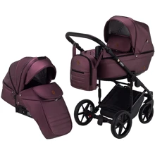 Коляска 2 в 1 Adamex Amelia кожа 100% SM8 (624852): Тип коляски универсальная коляска (2-в-1)