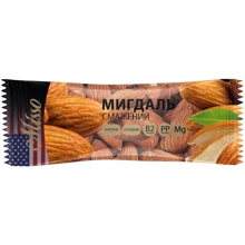 Миндаль жареный 40 г (4820232570500): Вес нетто 40 г