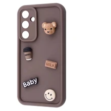 Чехол для телефонов Mobile Case Pretty Things Brown/Bear for Samsung A266 Galaxy A26 5G: Совместимость Samsung A266 Galaxy A26 5G