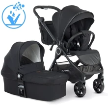 Коляска универсальная 2 в 1 El Camino ME 1085 SAGA Denim Black (ME 1085 Denim Black EL CAMINO): Тип коляски Универсальная коляска (2-в-1)
