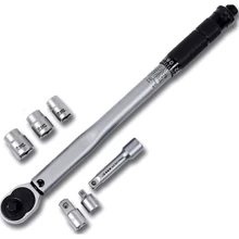 Ключ динамометрический S&R 3/8" 19-110 Nm L375мм + удлинитель 75 мм (465038110): Назначение набора Для домашнего использования