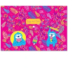 Папка-конверт MAXI Lazy but cute А5 на кнопці (MX32013-09): Тип Папка для тетрадей