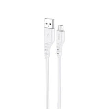 Кабель Hoco USB Cable to MicroUSB X97 Crystal 2.4A 1m White: Тип USB Cable - microUSB