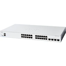 Сетевой коммутатор Cisco C1200-24P-4G: Порты только Gigabit Ethernet (10/100/1000)