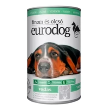 Влажный корм EuroDog с олениной, кусочки в подливе для собак 24х415 г (5999886848064): Тип Влажный корм