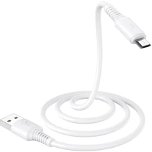 Кабель Borofone USB Cable to Micro USB Coolway 1m White (BX47): Тип USB-C - microUSB