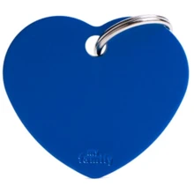 Адреса для тварин My Family BASIC ALUMINUM Серце велике, синій (8055960251834): Виробник My Family