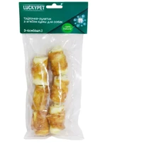 Трубочка Lucky Pet Рулетик №1 м'ясо курки 3-4см 6шт (551405): Виробник Lucky Pet