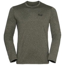 Лонгслив Jack Wolfskin Sky Thermal LS T M 1808681-5066 S хаки: Вид Лонгсливы