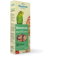 Лакомства для волнистых попугаев Природа Колосок овощной 140 г (4820157400234): Вид корма Лакомства