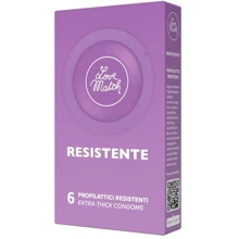 Міцні презервативи Love Match Resistente (Strong), 6 шт: Тип Товсті