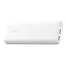 Внешний аккумулятор ANKER Power Bank PowerCore V3 20100mAh White (A1271H22): Количество USB 2