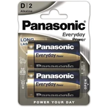 Panasonic D bat Alkaline 2шт Everyday Power (LR20REE/2B): undefined undefined