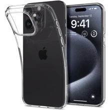 Чехол для iPhone Spigen Liquid Crystal Crystal Clear (ACS06699) for iPhone 15 Pro: Цвет прозрачный