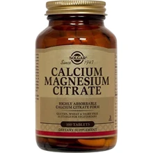 Solgar Calcium Magnesium Citrate 100 Tablets: Тип Магний + Кальций
