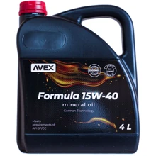 Моторна олія Avex FORMULA 15W-40 5 л: Тип напівсинтетичне