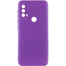 Чехол для телефонов Lakshmi Case Silicone Cover Full Camera Purple for Motorola Moto E40: Совместимость Motorola Moto E40
