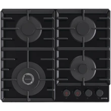 Варочная поверхность газовая Gorenje GKTW642SYB: Рабочая поверхность стекло (закаленное)