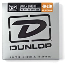Струна для гитар Струны DUNLOP DBSBN40120 SUPER BRIGHT NICKEL 40-120: Тип Комплект струн