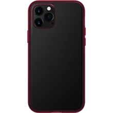 Чохол для iPhone LAUT Exoframe Clear/Crimson (L_IP20L_EX_R) for iPhone 12 Pro Max: Колір червоний