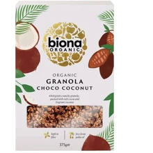 Гранола Biona Organic шоколадно-кокосовая 375 г (5032722318380): Вес нетто 375 г
