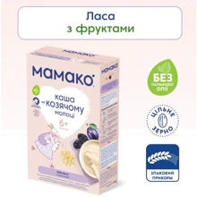 Каша Мамако овсяная с черносливом на козьем молоке 200 г (4670017090033): Тип Каши молочные