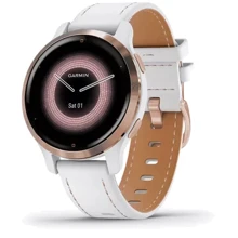 Смарт-часы Garmin Venu 2S Rose Gold Stainless Steel Bezel with White Case and Leather Band (010-02429-23): Производитель Garmin