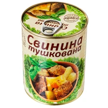 Консервы L'appetit Свинина тушеная 340 г (4820021840258): Вес нетто 340 г