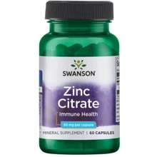 Swanson Zinc Citrate Immune Health 30mg Цитрат цинка 60 капсул: Форма выпуска Капсулы