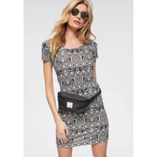 Платье KangaROOS 23342816 48 черное повседневное короткое мини: Состав Эластан, Вискоза