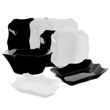Столовый сервиз Сервиз Luminarc Authentic Black/White E6199 (30 пр.): undefined undefined