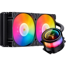 Кулер Jonsbo TW7-240 ARGB Black: Уровень шума, dB 37.6