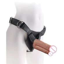 Страпон с двойным фаллоимитатором Pipdream Harness 7 Two Cocks One Hole, 17,8х4,5 см: Для кого Для пары