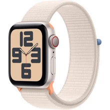 Apple Watch SE 2 2023 40mm GPS+LTE Starlight Aluminum Case with Starlight Sport Loop (MRG33) Approved Витринный образец: Производитель Apple