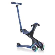 Самокат GLOBBER серии GO UP COMFORT LIGHTS 5в1 синий, колеса с подсветкой, 20/50кг (459-100-2): Количество колес 3