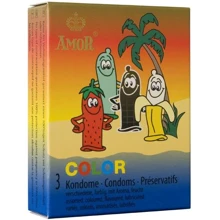 Презервативи Amor Color, 3 шт.: Тип Ароматизовані