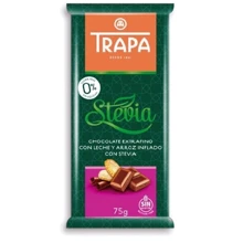 Шоколад Trapa Stevia молочний з рисовими кульками 75 г (DL17388): Вага, г 75