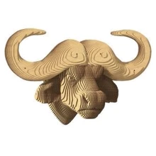 Картонный настенный конструктор Cartonic 3D Puzzle BUFFALO: Вид флора и фауна