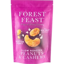 Смесь Forest Feast жареный арахис и кешью с вересковым медом 120 г (5022374050301): Вес нетто 120 г