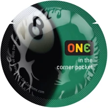 Презерватив ONE Color Sensations - ONE is the corner pocket (Black) 1 шт: Тип Для максимального захисту