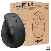 Мышь Logitech Lift Vertical Ergonomic Wireless/Bluetooth for Business Graphite (910-006494): Интерфейс подключения Bluetooth