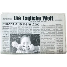 Коврик-фоторамка Present Time под посуду Newspaper German (PT 1141 GR): undefined undefined