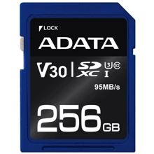 Карта пам'яті ADATA 256GB SDXC class 10 UHS-I U3 V30 (ASDX256GUI3V30S-R): Тип карти SDXC