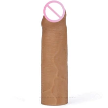 Насадка на член LoveToy Revolutionary Silicone Nature Extender Add 1" Brown: Для кого Для мужчин