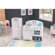 Игровой набор Кухня KidKraft White Retro Kitchen and Refrigerator (53307): Производитель KidKraft